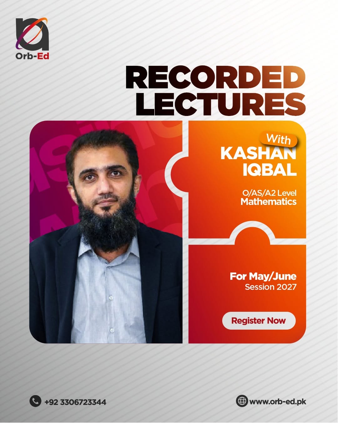 Oct/Nov 2026 Accounting enrolment — Sir Kashan Iqbal on Orb-Ed